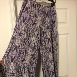 Alexis Purple Kaleidoscope Maxi Pants - Large